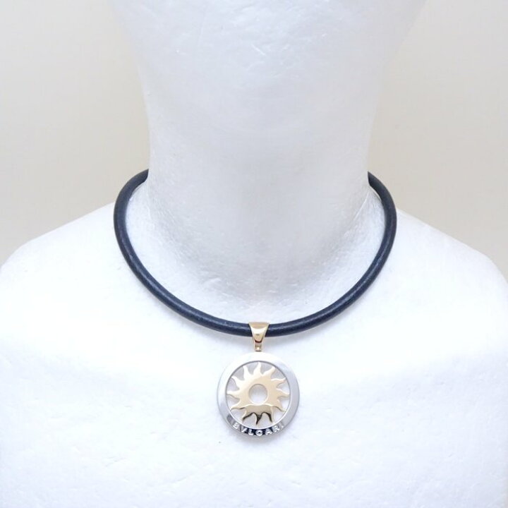 楽天市場】BVLGARI ブルガリ トンドサン レザーチョーカー ネックレス 