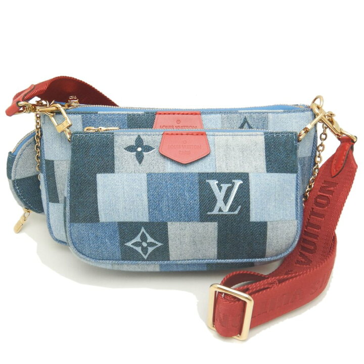 楽天市場】LOUIS VUITTON ルイヴィトン モノグラムデニム ミュルティ