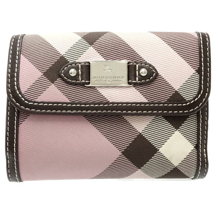 楽天市場】BURBERRY BLUE LABEL バーバリー ブルーレーベル 三つ折り  