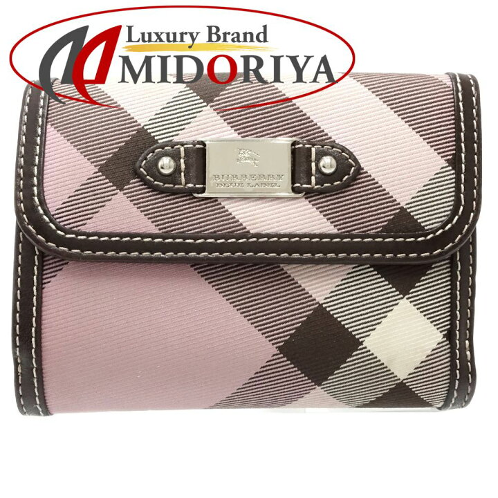 楽天市場】BURBERRY BLUE LABEL バーバリー ブルーレーベル 三つ折り  