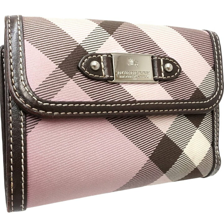楽天市場】BURBERRY BLUE LABEL バーバリー ブルーレーベル 三つ折り 