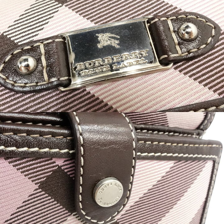 楽天市場】BURBERRY BLUE LABEL バーバリー ブルーレーベル 三つ折り 