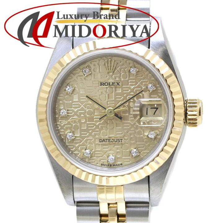 楽天市場】ROLEX ロレックス デイトジャスト 10Pダイヤモンド 69173G  