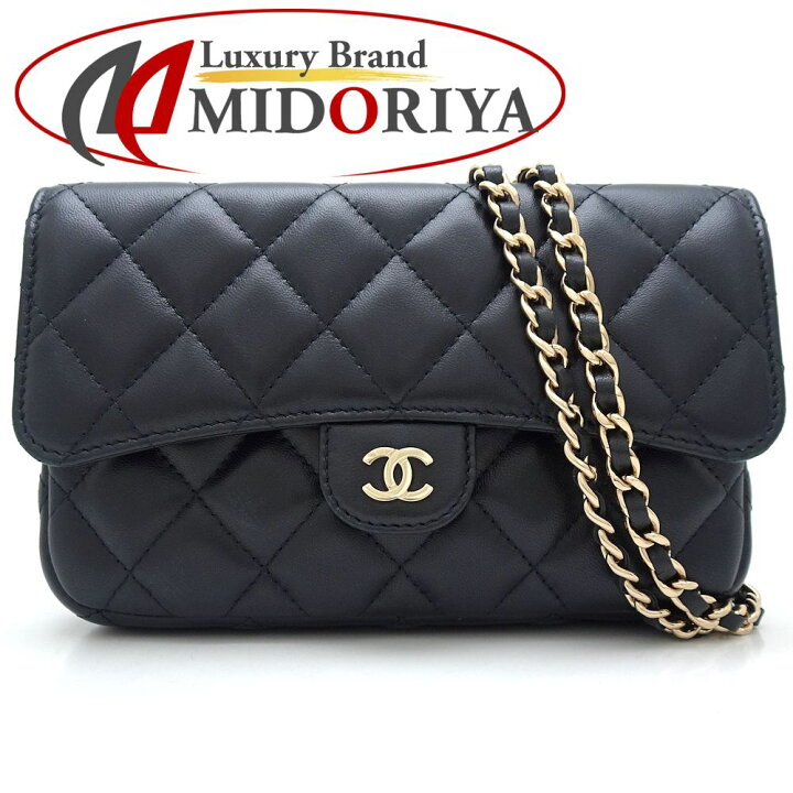 楽天市場】CHANEL シャネル フラップフォンケース ショルダーバッグ 