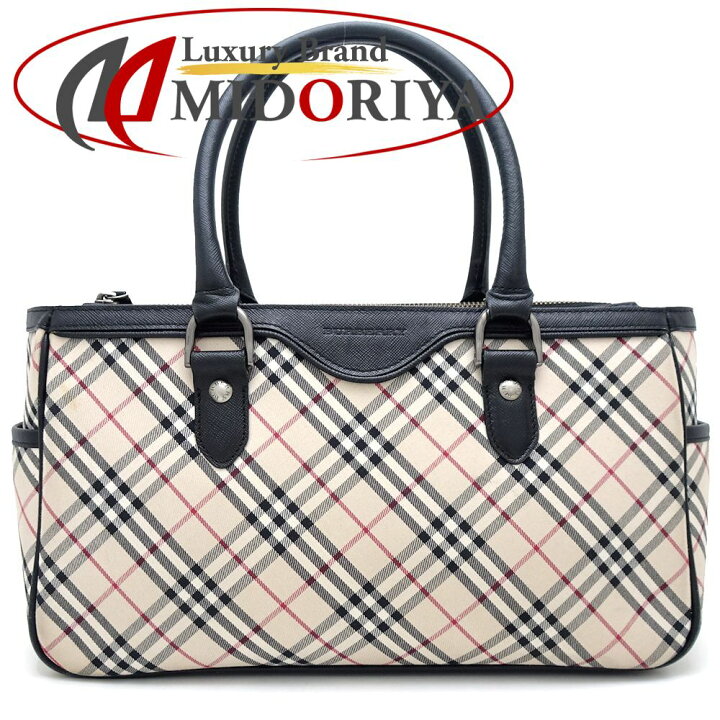 楽天市場】BURBERRY バーバリー ハンドバッグ ノバチェック キャンバス  