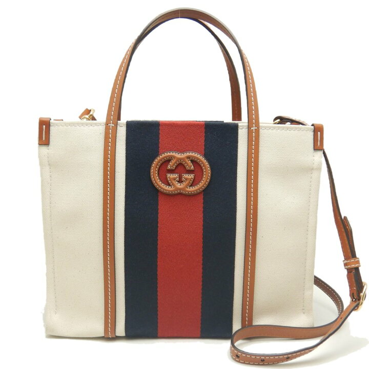 楽天市場】GUCCI グッチ スモール 727728 トートバッグ インター 