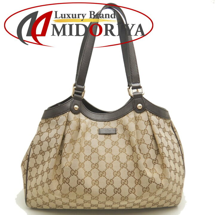 楽天市場】GUCCI グッチ 388919 トートバッグ GGキャンバス ベージュ 