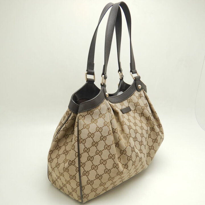 楽天市場】GUCCI グッチ 388919 トートバッグ GGキャンバス ベージュ 