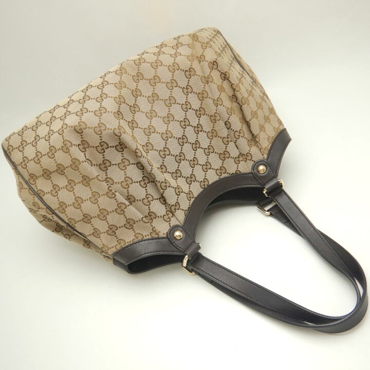 楽天市場】GUCCI グッチ 388919 トートバッグ GGキャンバス ベージュ 