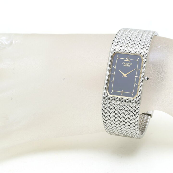 楽天市場】SEIKO セイコー クレドール メッシュベルト スクエア 
