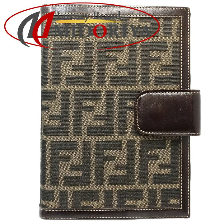 楽天市場】FENDI フェンディ 手帳カバー 30161 ズッカ柄 PVCxレザー 