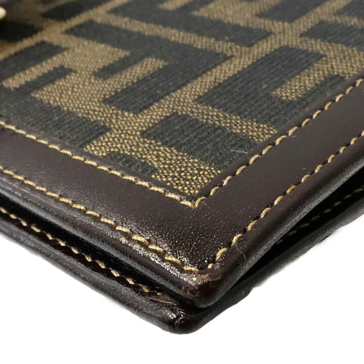 楽天市場】FENDI フェンディ 手帳カバー 30161 ズッカ柄 PVCxレザー 