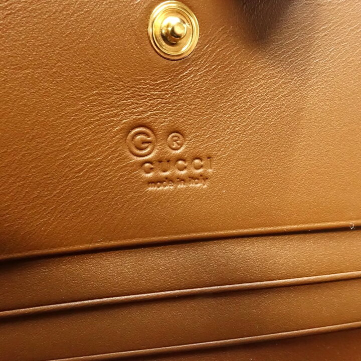 楽天市場】GUCCI グッチ 二つ折り財布 779810 コンパクトフラップ  
