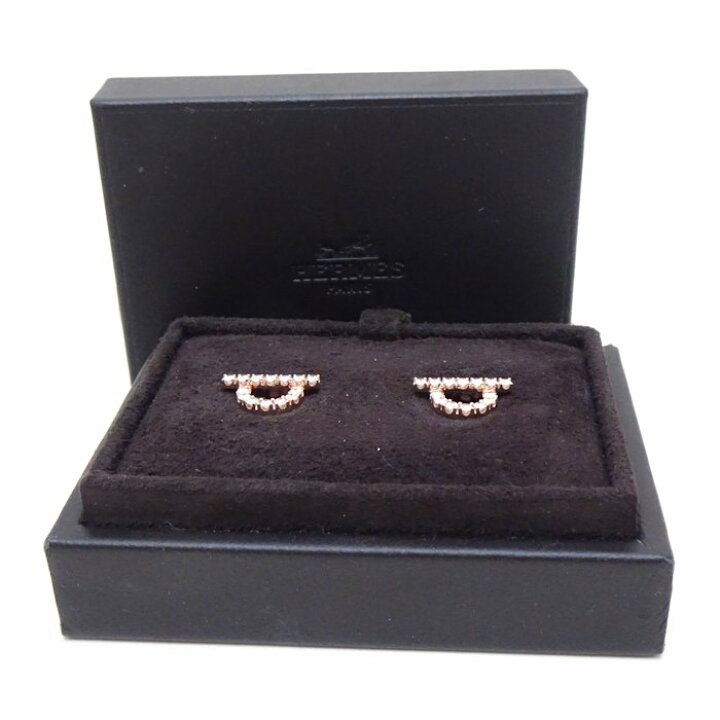楽天市場】HERMES エルメス フィネス ピアス ダイヤモンド0.92ct 