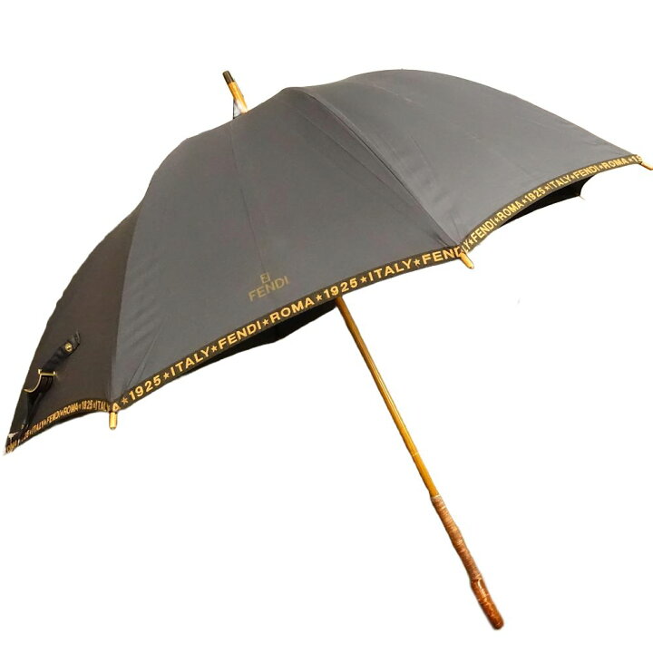 楽天市場】FENDI フェンディ 傘 60cm ポリエステル ブラック/181078 