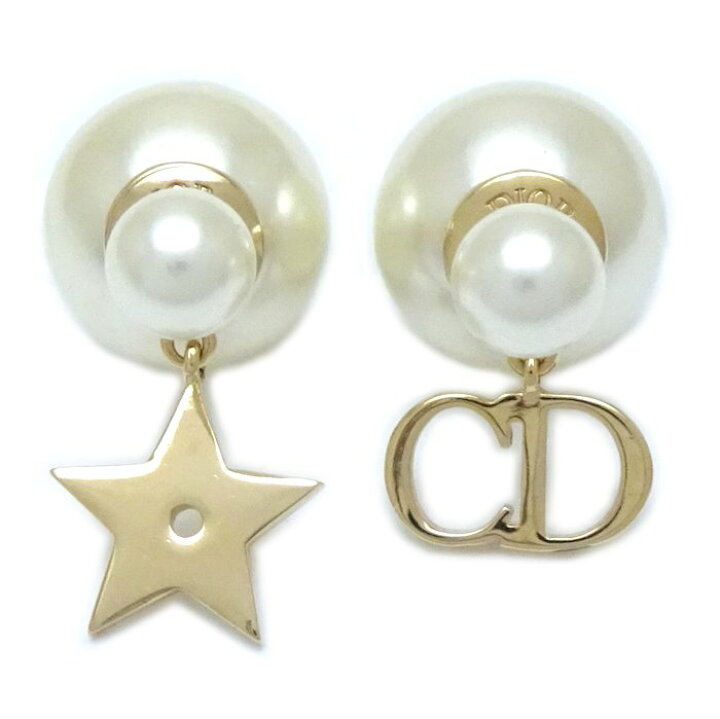 楽天市場】Christian Dior クリスチャンディオール トライバル ピアス 