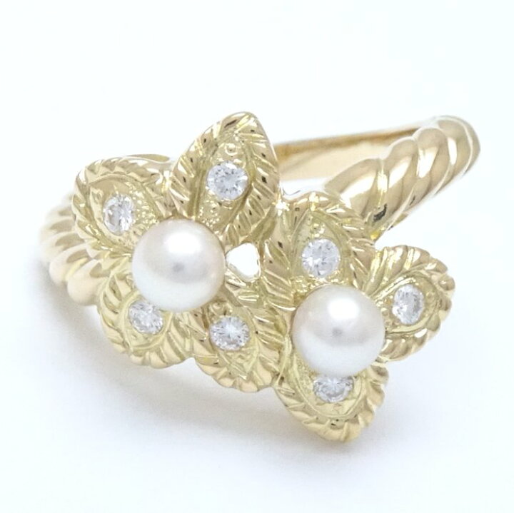 楽天市場】MIKIMOTO ミキモト リング 指輪 ベビーパール ダイヤモンド 