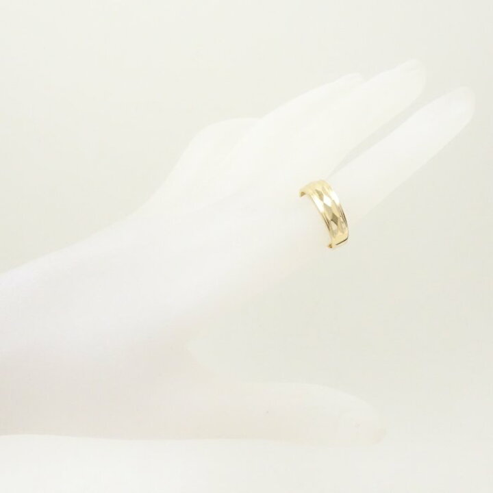 楽天市場】デザイン リング 指輪 11号 K18YG イエローゴールド /65029  