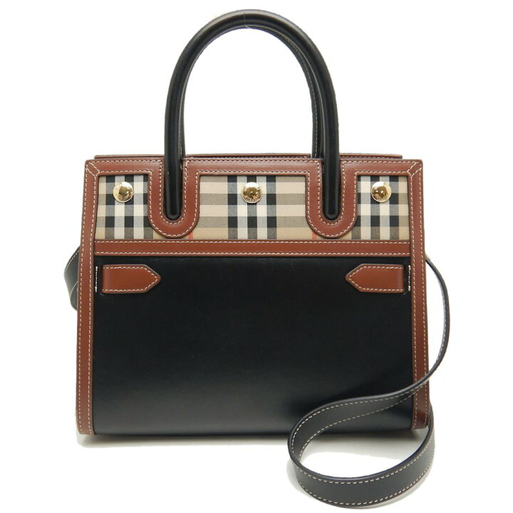 楽天市場】BURBERRY バーバリー ベビータイトル 8025269 ハンドバッグ 