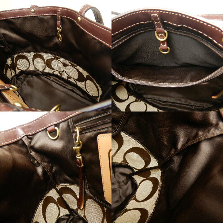 楽天市場】COACH コーチ 10124 トートバッグ シグネチャー キャンバスx 