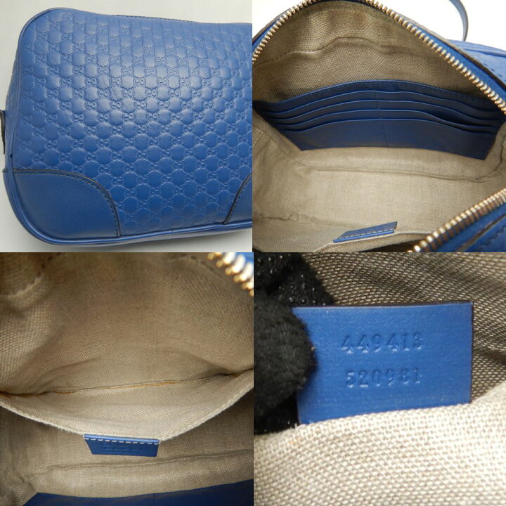 楽天市場】GUCCI グッチ 449413 ショルダーバッグ マイクログッチシマ