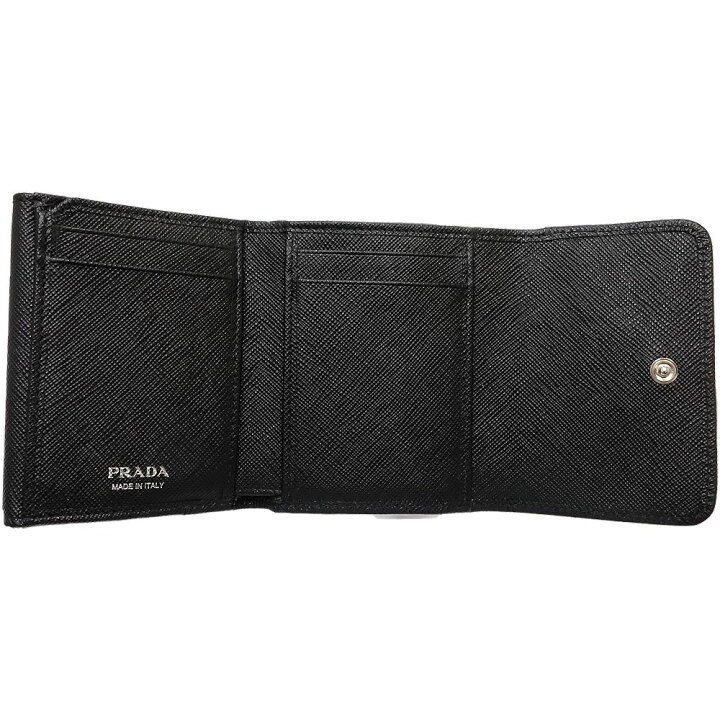 楽天市場】PRADA プラダ 三つ折り財布 1MH043 コンパクトウォレット  
