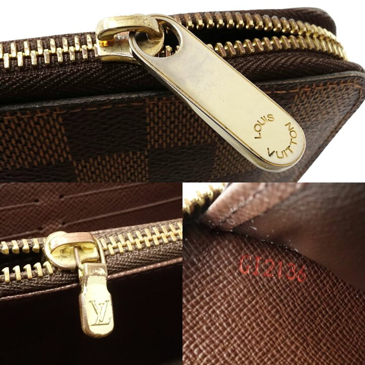 楽天市場】LOUIS VUITTON ルイヴィトン ダミエ 長財布 N60015 ジッピー  