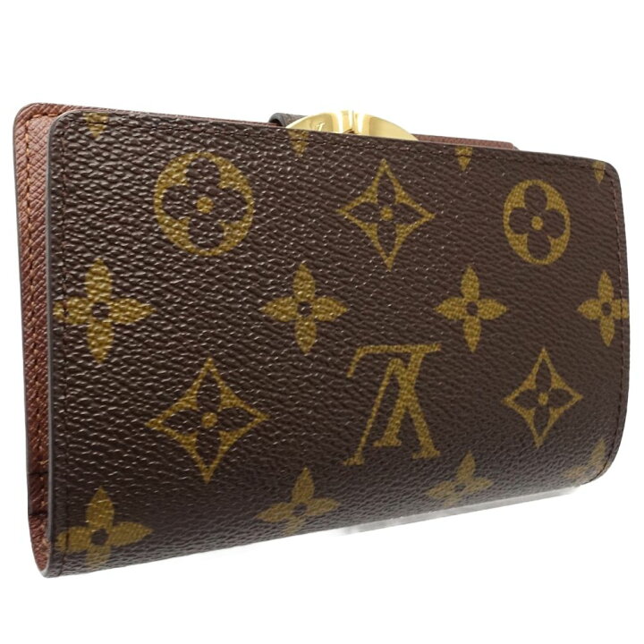 楽天市場】LOUIS VUITTON ルイヴィトン モノグラム 二つ折り財布 