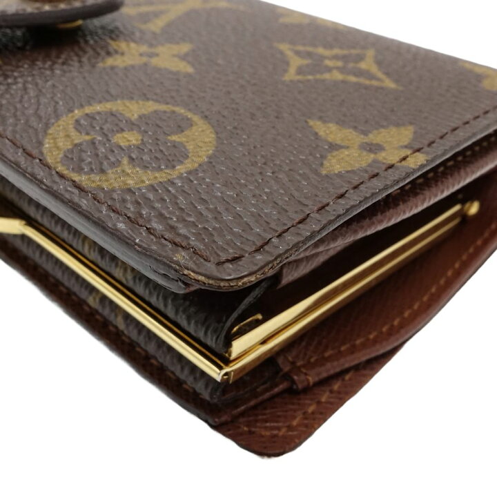 楽天市場】LOUIS VUITTON ルイヴィトン モノグラム 二つ折り財布 