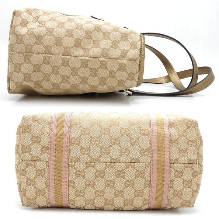 楽天市場】GUCCI グッチ 137396 トートバッグ シェリーライン GG 