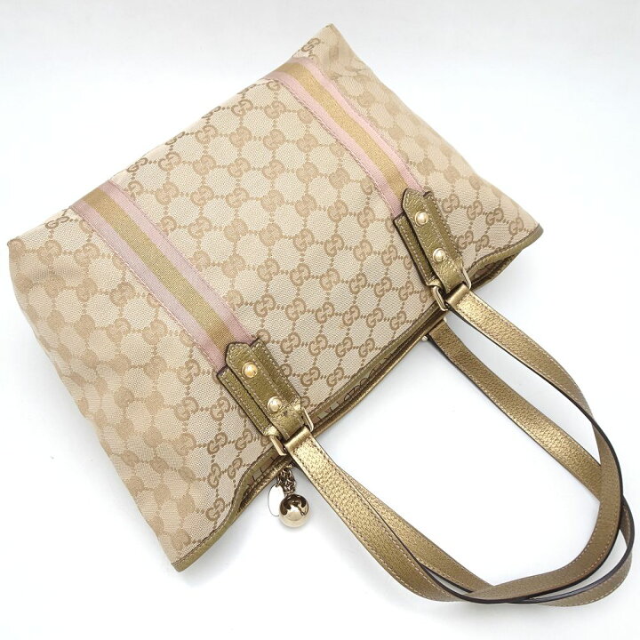 楽天市場】GUCCI グッチ 137396 トートバッグ シェリーライン GG 