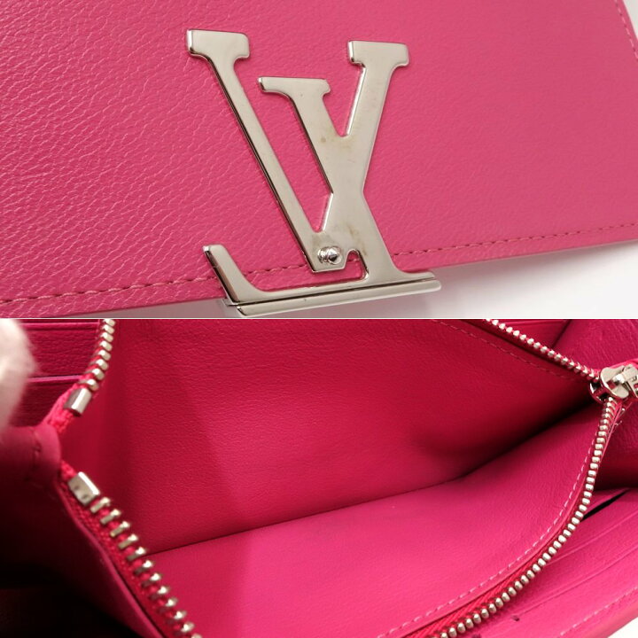 極美品☆ルイヴィトン カプシーヌ 眠ら モーブピンク 長財布☆正規品 