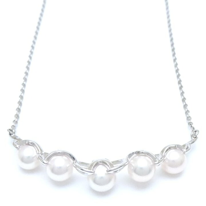 楽天市場】MIKIMOTO ミキモト パール ネックレス 真珠5.7～6.1ミリ 5珠 