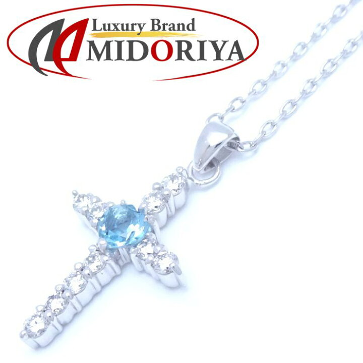 楽天市場】Samantha Tiara サマンサティアラ クロス ネックレス アクア 