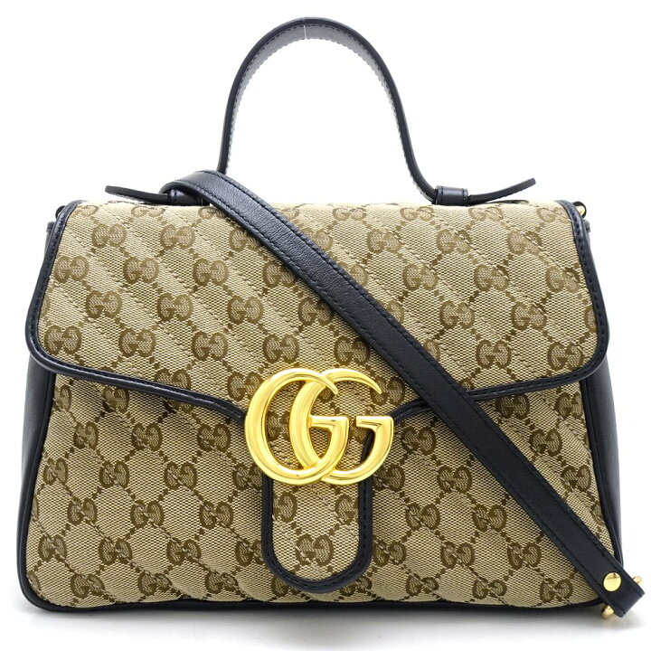 楽天市場】GUCCI グッチ 498110 ショルダーバッグ 2Way GGマーモント 
