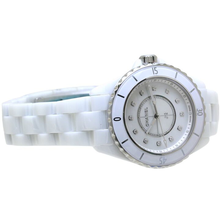 楽天市場】CHANEL シャネル J12 12Pダイヤモンド H5704 ホワイト  