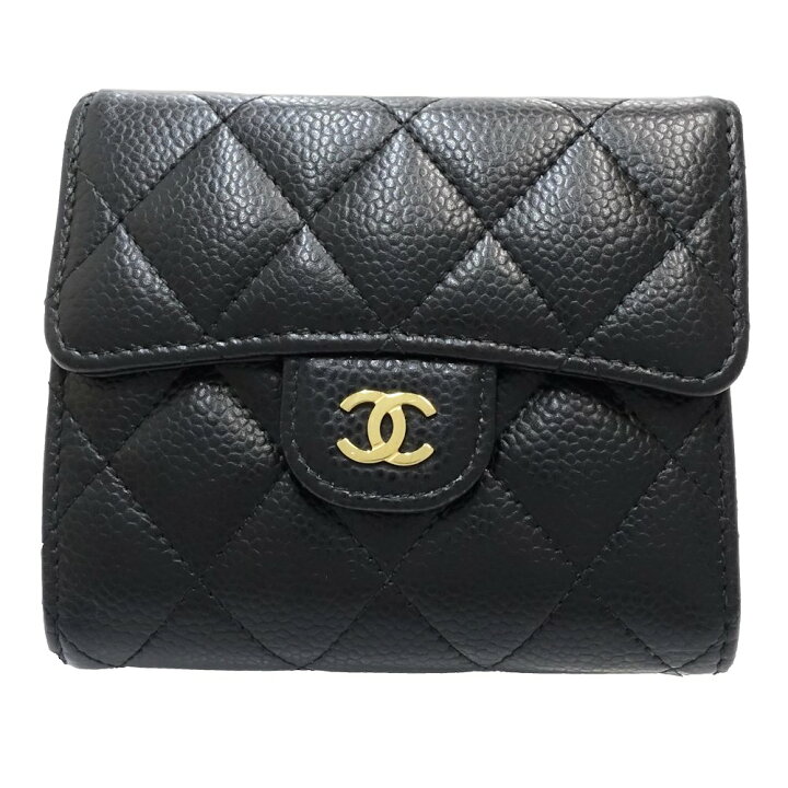 楽天市場】CHANEL シャネル 三つ折り財布 AP0231 クラシックスモール  