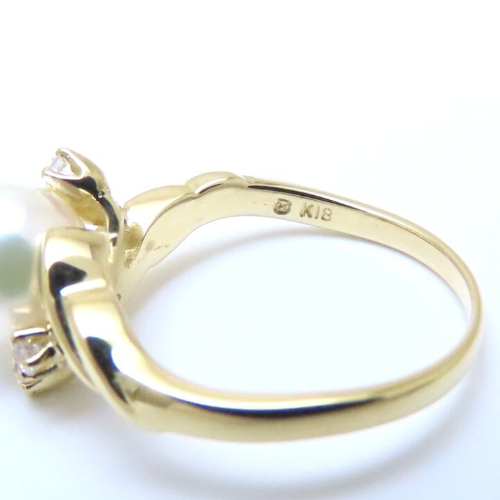 楽天市場】MIKIMOTO ミキモト パール リング 指輪 真珠7.5ミリ 