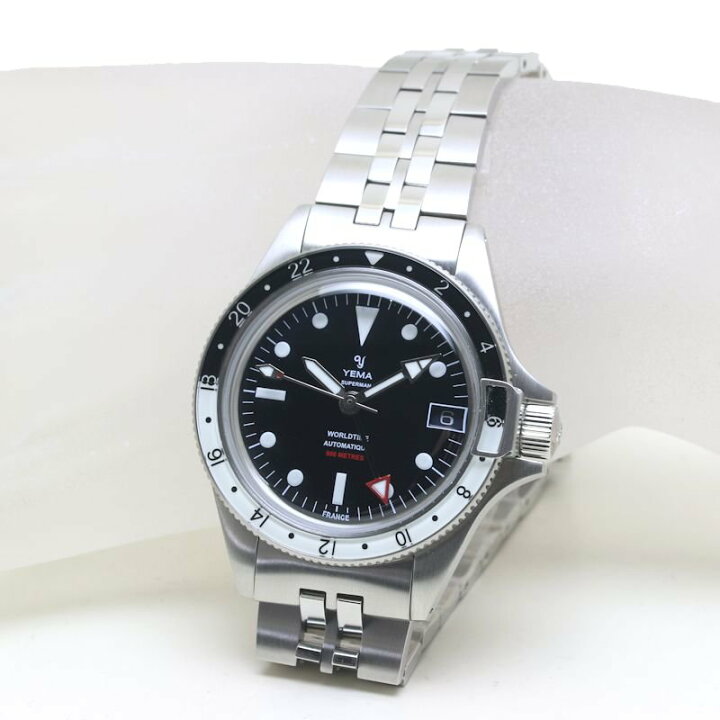 楽天市場】YEMA イエマ YGMT22A39-AMS スーパーマン500GMT ステンレス  