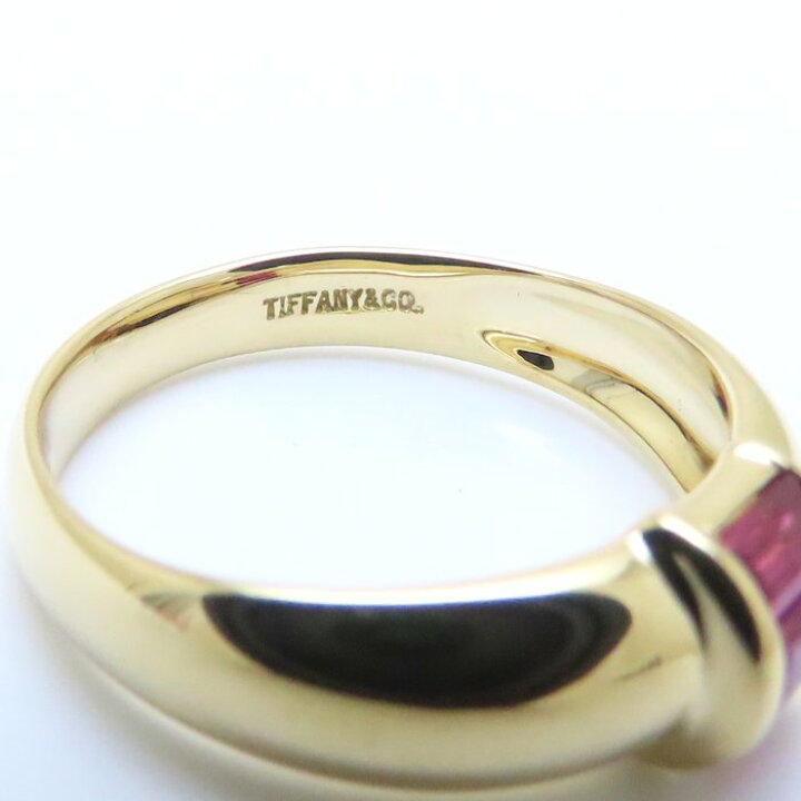 楽天市場】TIFFANY&Co. ティファニー スタッキング リング 指輪 ルビー 