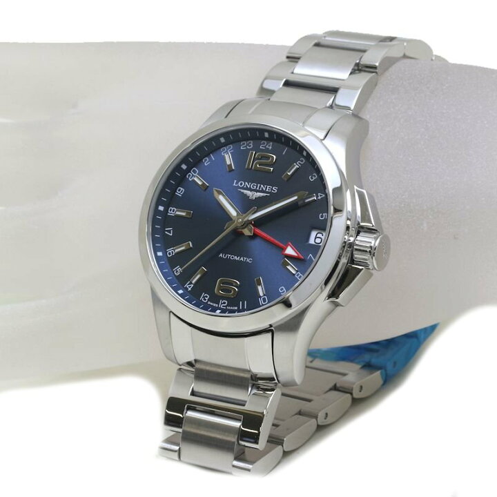 楽天市場】LONGINES ロンジン コンクエストGMT L3.687.4.99.6【磨き済  