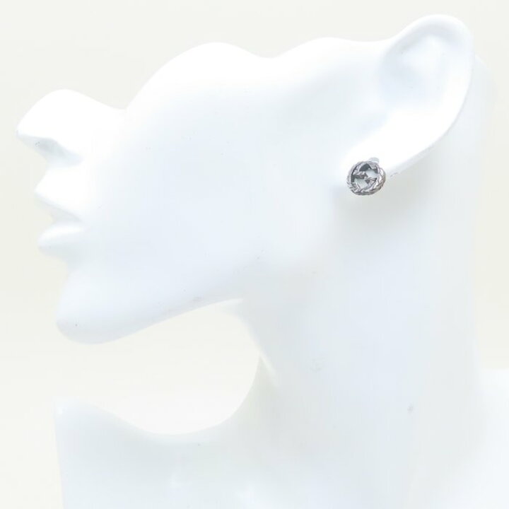 楽天市場】GUCCI グッチ インターロッキングG ピアス シルバー925  