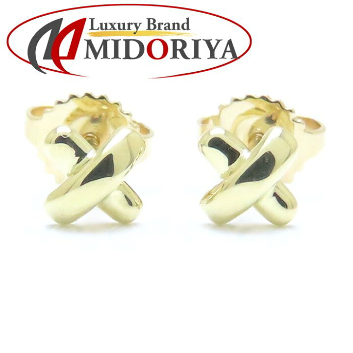 楽天市場】TIFFANY&Co. ティファニー クロスステッチ ピアス K18YG  