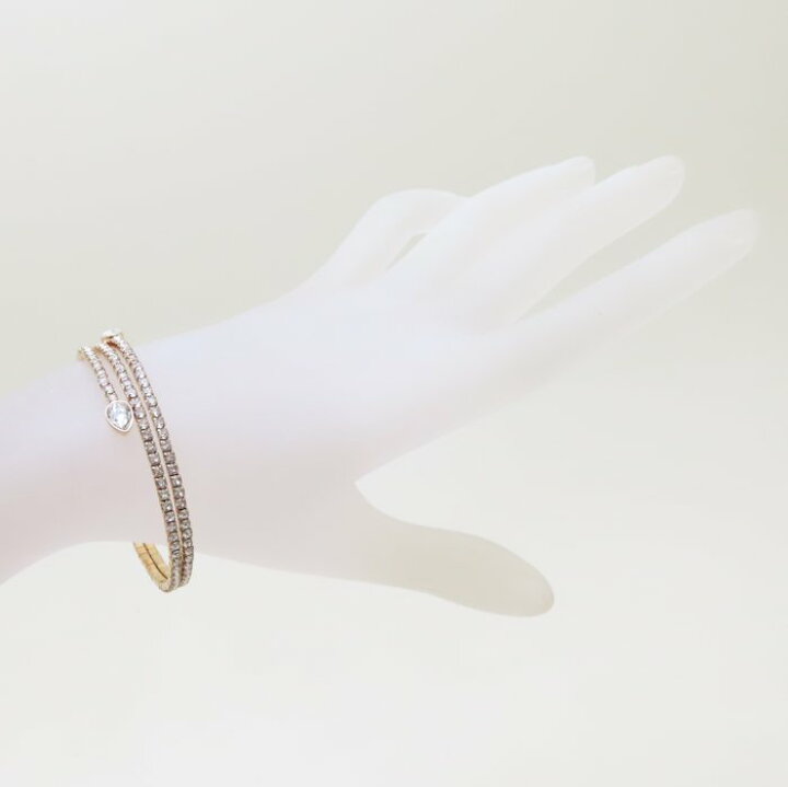 楽天市場】SWAROVSKI スワロフスキー クリスタル バングル ピンク