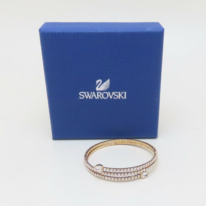 楽天市場】SWAROVSKI スワロフスキー クリスタル バングル ピンク 