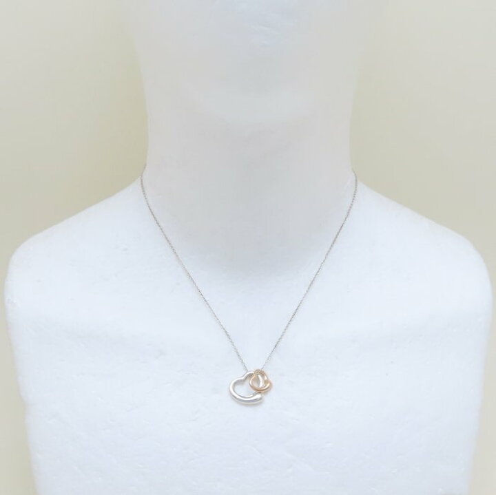 楽天市場】TIFFANY&Co. ティファニー ダブルオープンハート ネックレス 