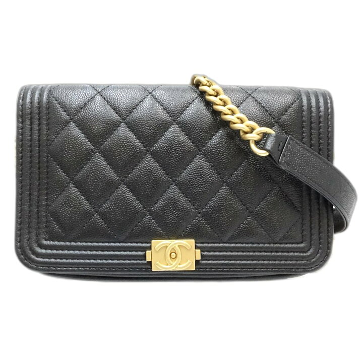 楽天市場】CHANEL シャネル ウォレットチェーン A81969 ボーイシャネル  