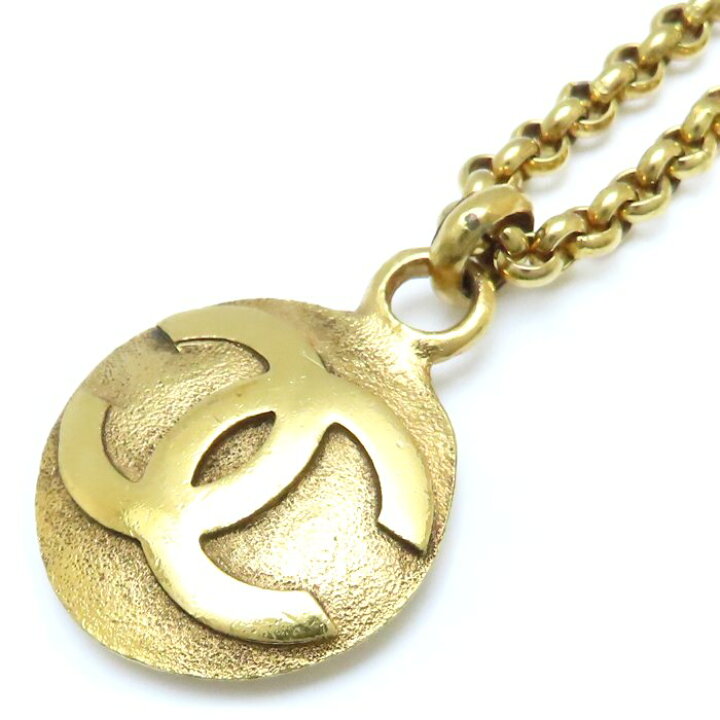 楽天市場】CHANEL シャネル ココマーク ネックレス ロングチェーン GP 