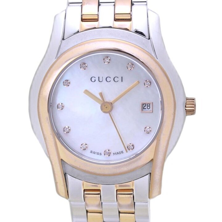 楽天市場】GUCCI グッチ Gクラス 11Pダイヤモンド YA055535 5500L 