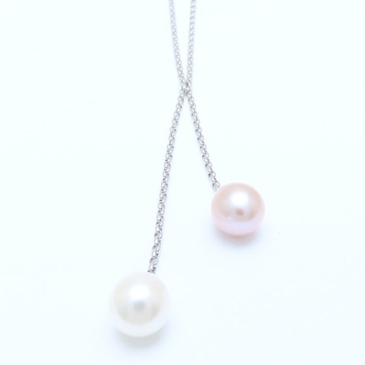 楽天市場】MIKIMOTO ミキモト パール ネックレス Y字ネックレス K18WG 